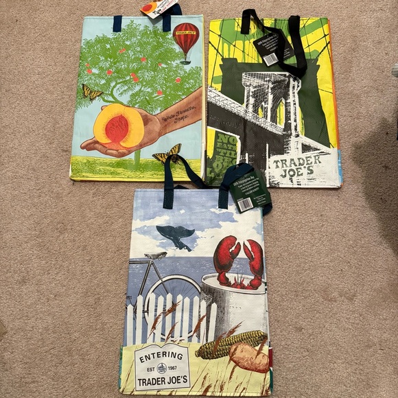 Trader Joe's Reusable State City Bags - Picture 2 of 2